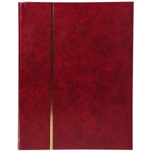 Álbum de sellos 16 páginas rojo vino...