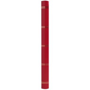 Álbum de sellos 16 páginas rojo vino 22,5x30,5 cm