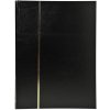 Exacompta álbum de sellos tapa de polipiel negro 48 páginas 22,5x30,5 cm