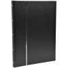 Exacompta álbum de sellos tapa de polipiel negro 48 páginas 22,5x30,5 cm