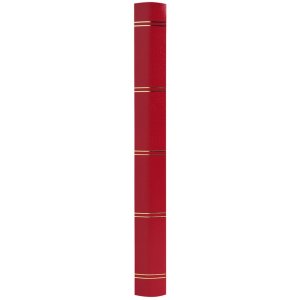 Exacompta álbum de sellos 48 páginas negras 22,5x30,5 cm rojo