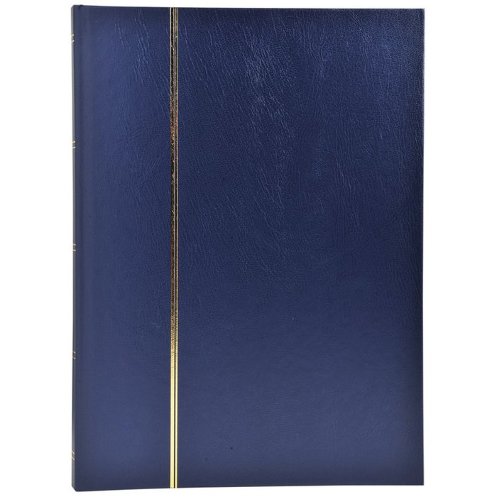 Exacompta álbum de sellos 48 páginas negras 22,5x30,5 cm azul