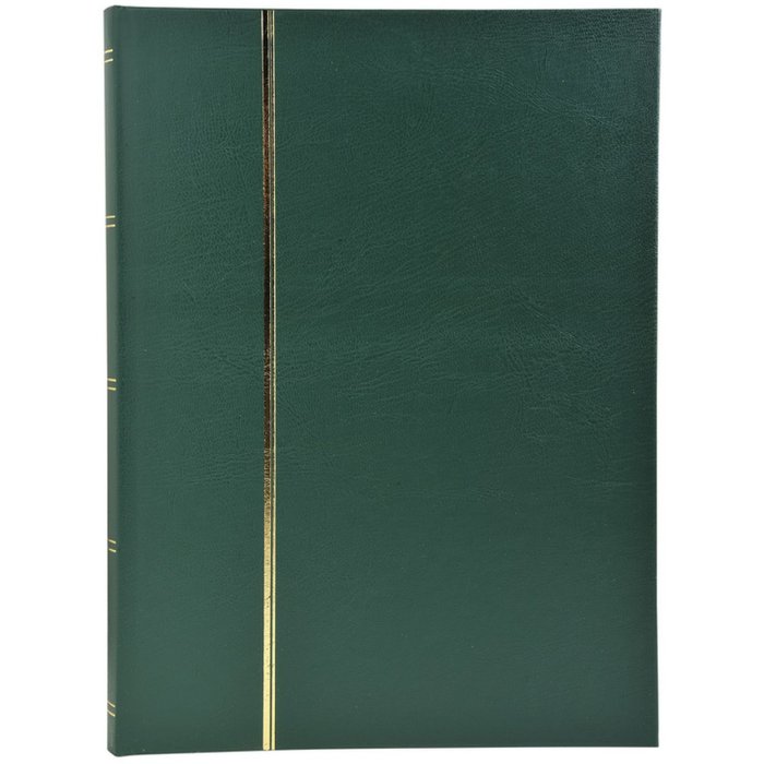Exacompta álbum de sellos 48 páginas negras 22,5x30,5 cm verde