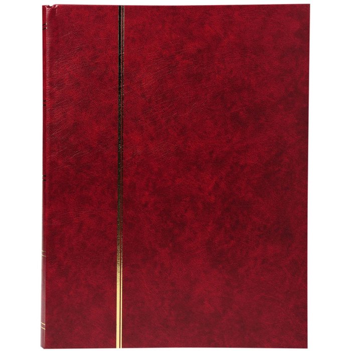Álbum de sellos Exacompta 64 páginas negras 22,5x30,5 cm rojo