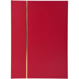 Álbum de sellos Exacompta 64 páginas negras 22,5x30,5 cm rojo