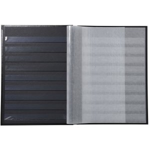 Álbum de sellos Exacompta 64 páginas negras 22,5x30,5 cm rojo