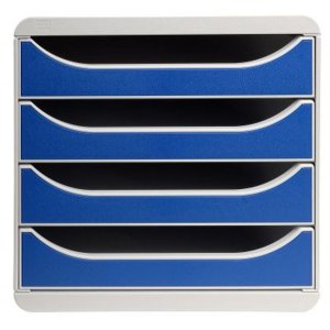 Cajonera Big-Box Classic gris claro-azul