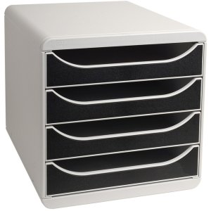 Big-Box Classic gris claro-negro Cajonera