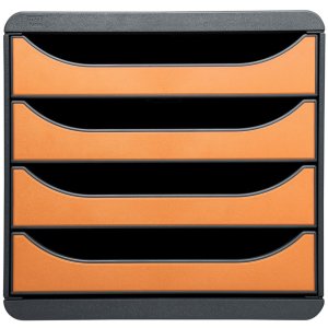Cajonera Big-Box Classic mouse gris-mandarina
