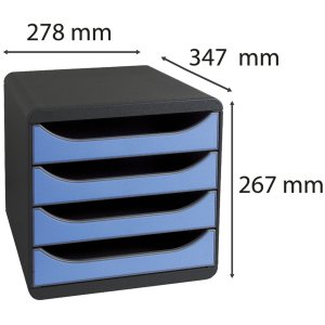 Cajonera Big-Box Classic ratón gris-azul hielo