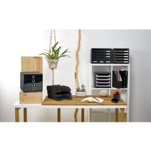 Cajonera metálica negra-plata Big-Box Classic