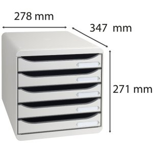 Cajonera Big-Box Plus Classic gris claro