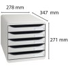 Cajonera Big-Box Plus Classic gris claro