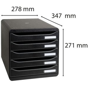 Cajonera Big-Box Plus Classic negra