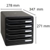 Cajonera Big-Box Plus Classic negra