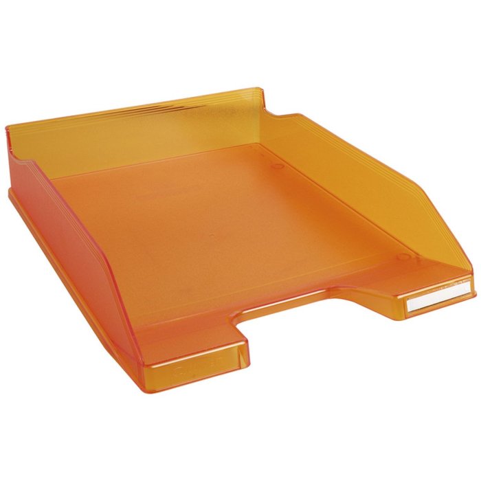 Bandeja de cartas Combo 2 Classic naranja transparente