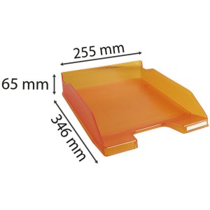 Bandeja de cartas Combo 2 Classic naranja transparente