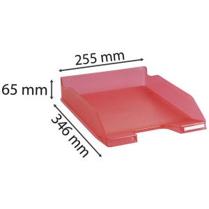 Bandeja de cartas Combo 2 Classic frambuesa transparente