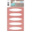 HERMA Adhesivos autoadhesivos VARIO Cuadros vichy rojo