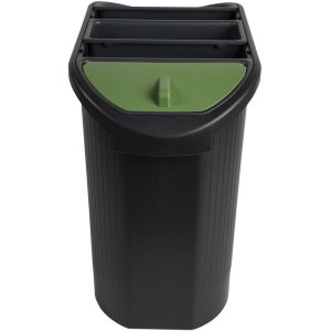 Papelera ecológica TOP LINE Classic Negro-Antracita