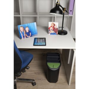 Papelera ecológica TOP LINE Classic Negro-Antracita