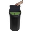 Papelera ecológica TOP LINE Classic Negro-Antracita