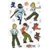 Pegatinas dinámicas de artes marciales de la serie MAGIC