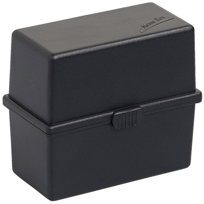 MEMO-BOX DIN A8 Classic Negro