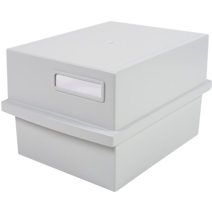 Caja para 500 tarjetas A6 K Gris claro