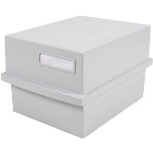 Caja para 500 tarjetas A6 K Gris claro