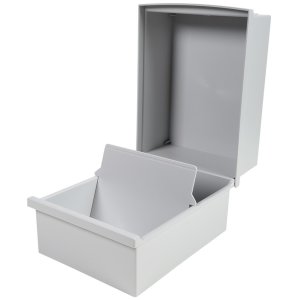 Caja para 500 tarjetas A6 K Gris claro