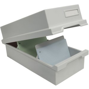 Caja para 500 tarjetas A6 K Gris claro
