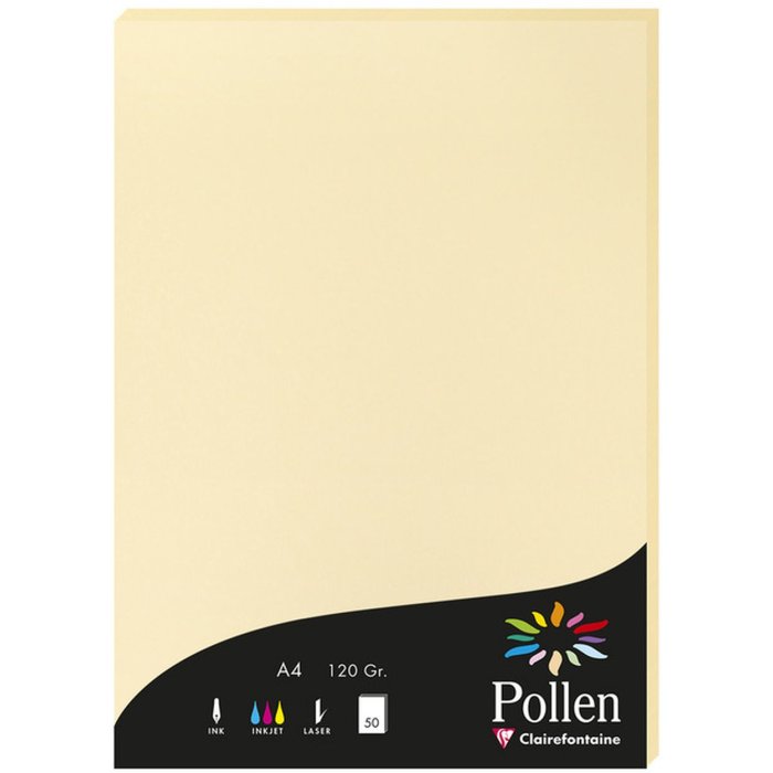 A4 Papel de polen 120 g 50 hojas gamuza