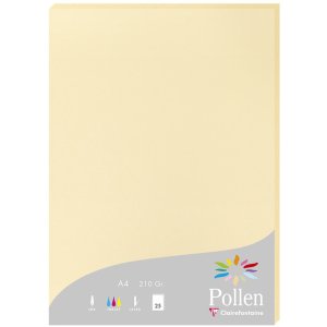 Papel A4 Polen 210g gamuza 25 hojas