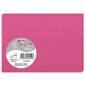 Tarjeta C6 Polen 210g fucsia