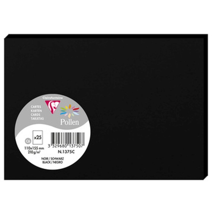 Tarjeta C6 Polen 210g Negra