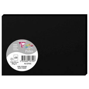 Tarjeta C6 Polen 210g Negra