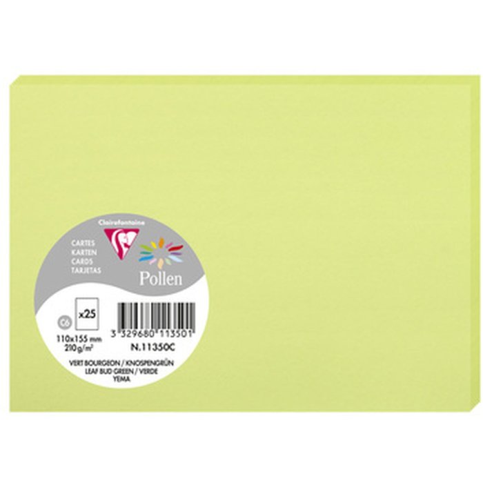 Tarjeta C6 Polen 210g brote verde