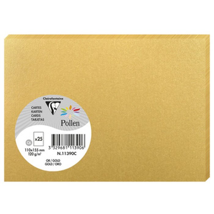 Tarjeta C6 Polen 210g oro