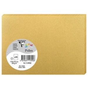 Tarjeta C6 Polen 210g oro