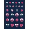 diamantes brillantes de la serie GLAM ROCKS