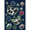 Pegatinas HERMA Osos brillantes de la serie GLAM ROCKS