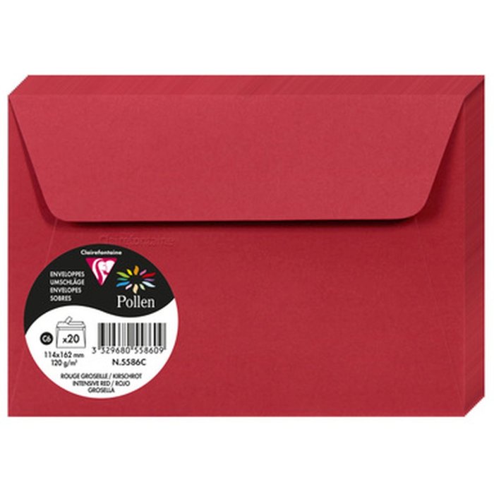 Sobre C6 Polen 120g Rojo Cereza
