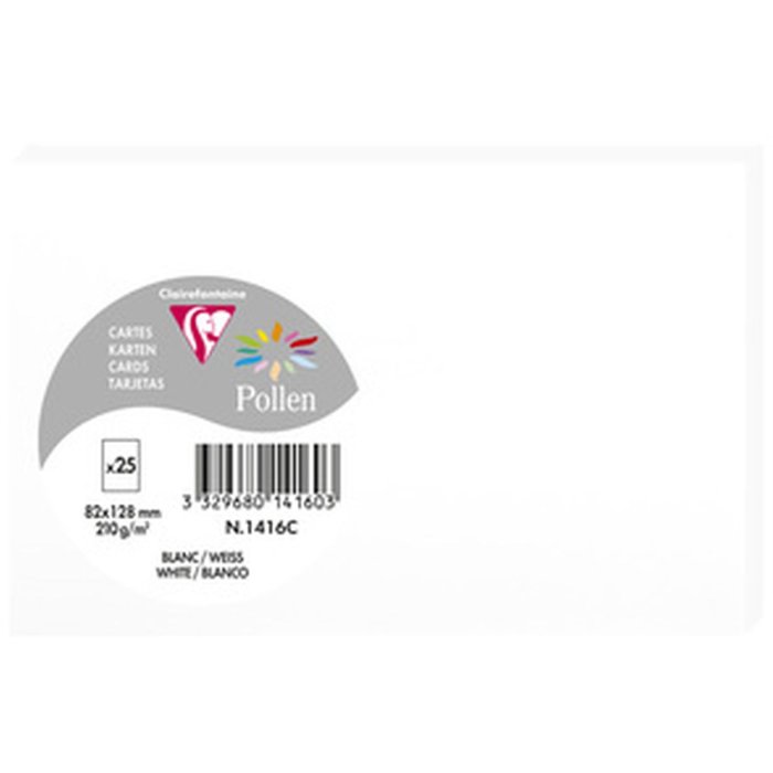 Tarjeta Polen 82x128 blanca