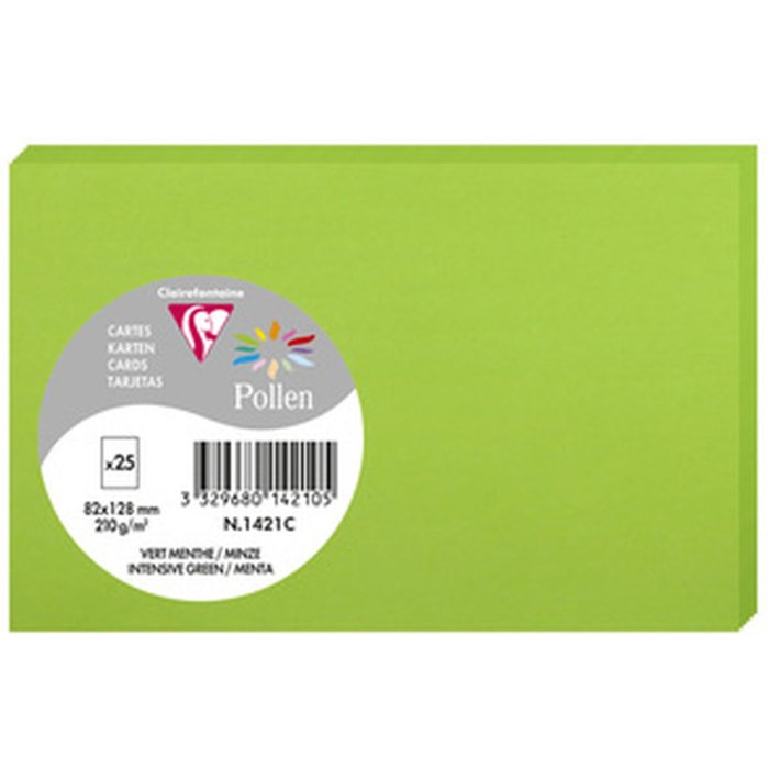 Tarjeta Polen 82x128 menta