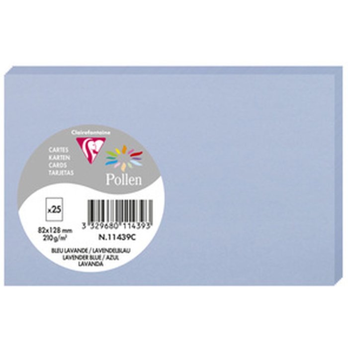 Tarjeta Polen 82x128 azul lavanda