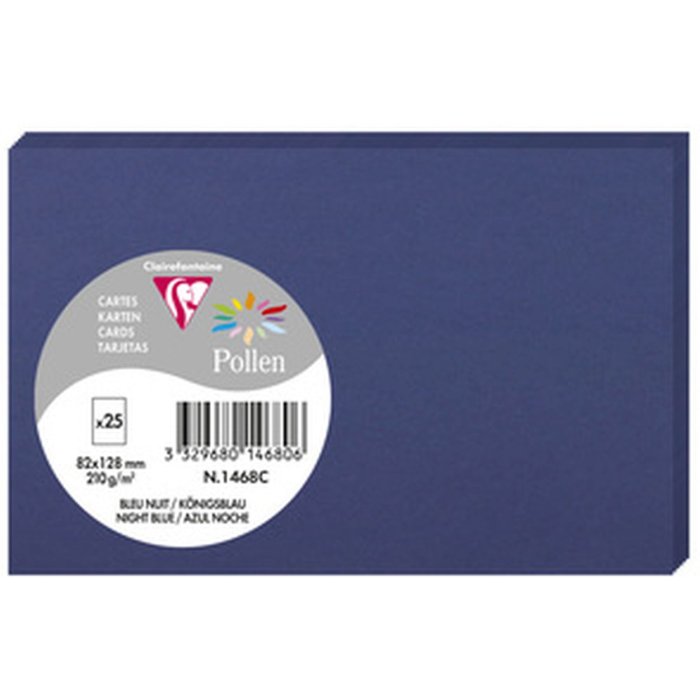 Tarjeta Polen 82x128 azul oscuro