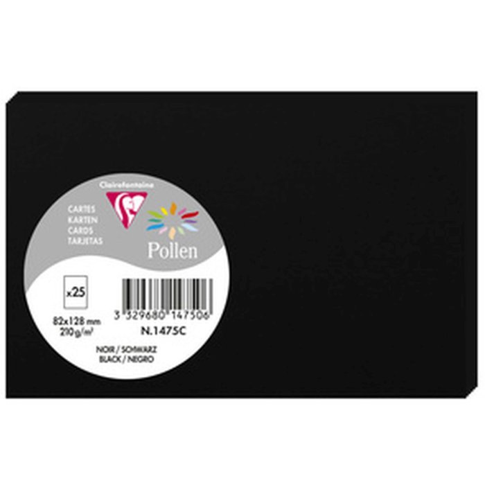 Tarjeta Polen 82x128 negra