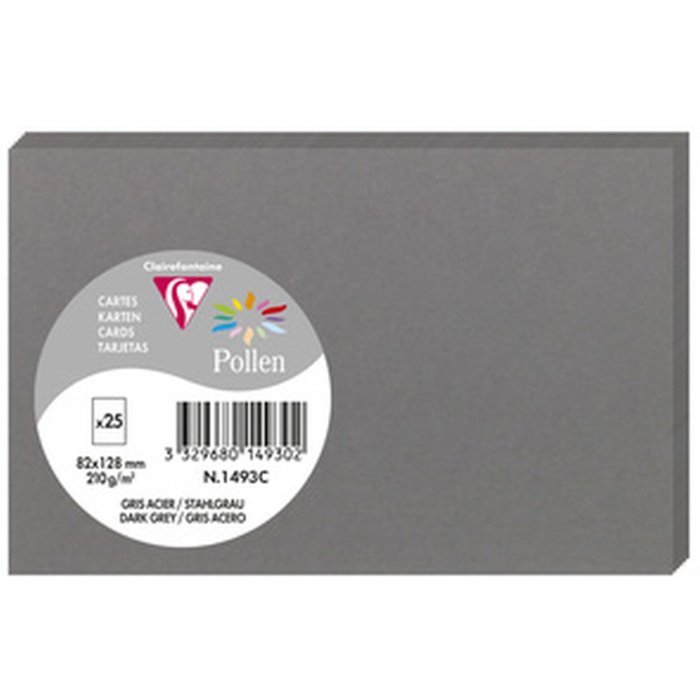 Tarjeta Polen 82x128 gris oscuro