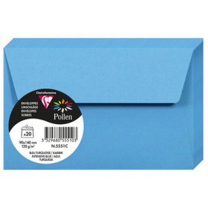 Sobre Polen 20 piezas turquesa 90x140 mm 120g